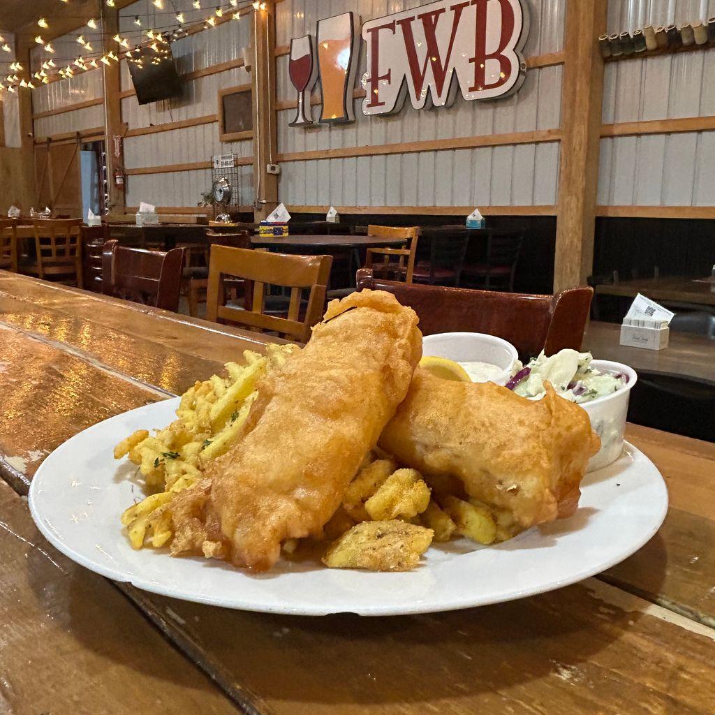 Fenton Winery & Brewery Fish & Chips