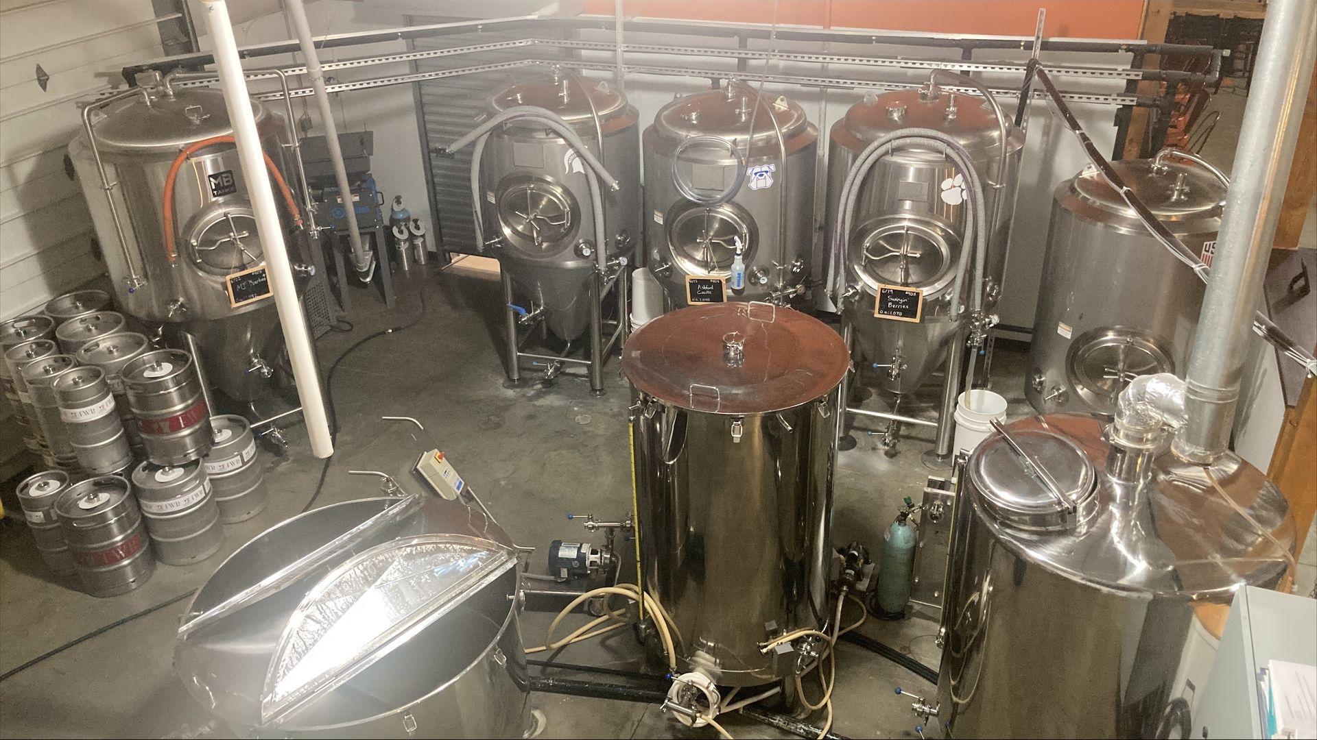 Fenton Winery & Brewery - Brewery Overhead View