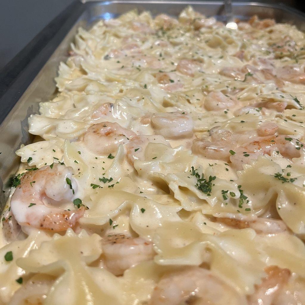 Fenton Winery & Brewery Shrimp Scampi Bowtie Pasta