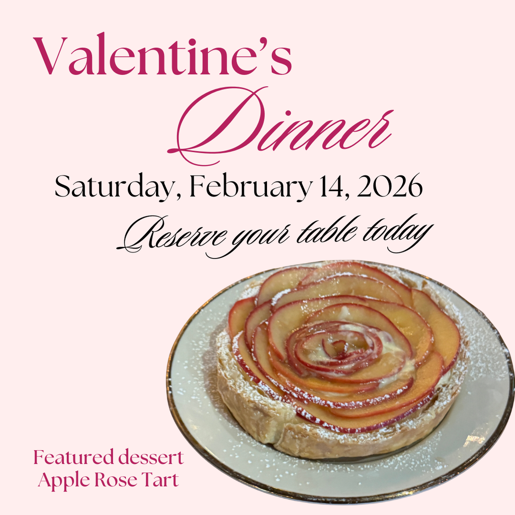 Valentines Apple Rose Tart